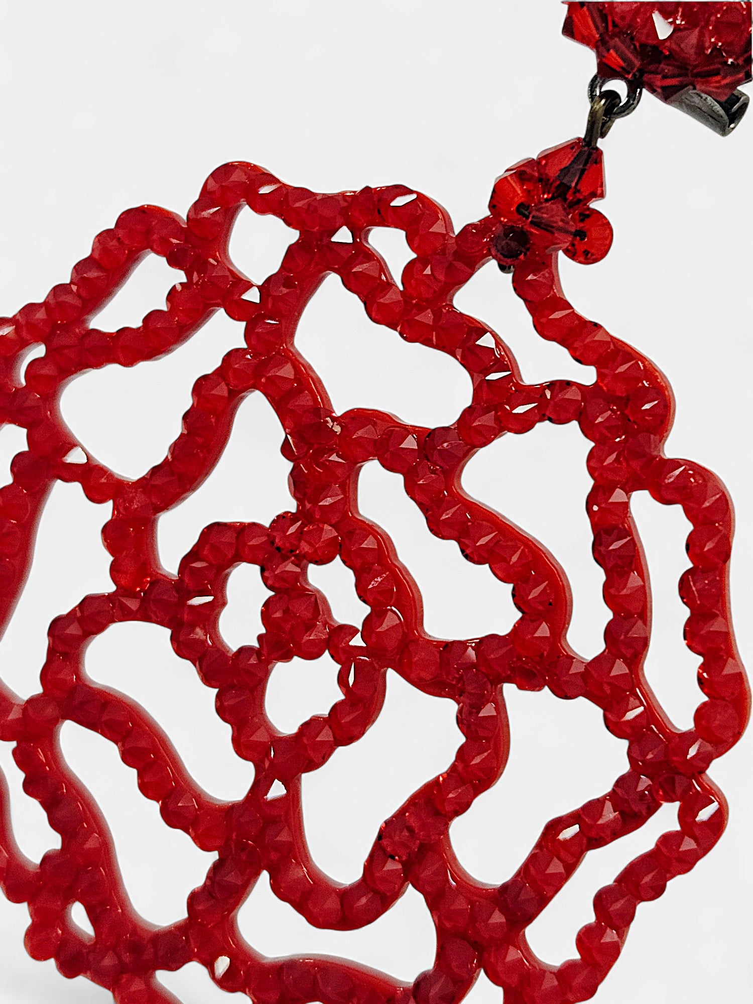 Pendientes rojos swarovski Marien