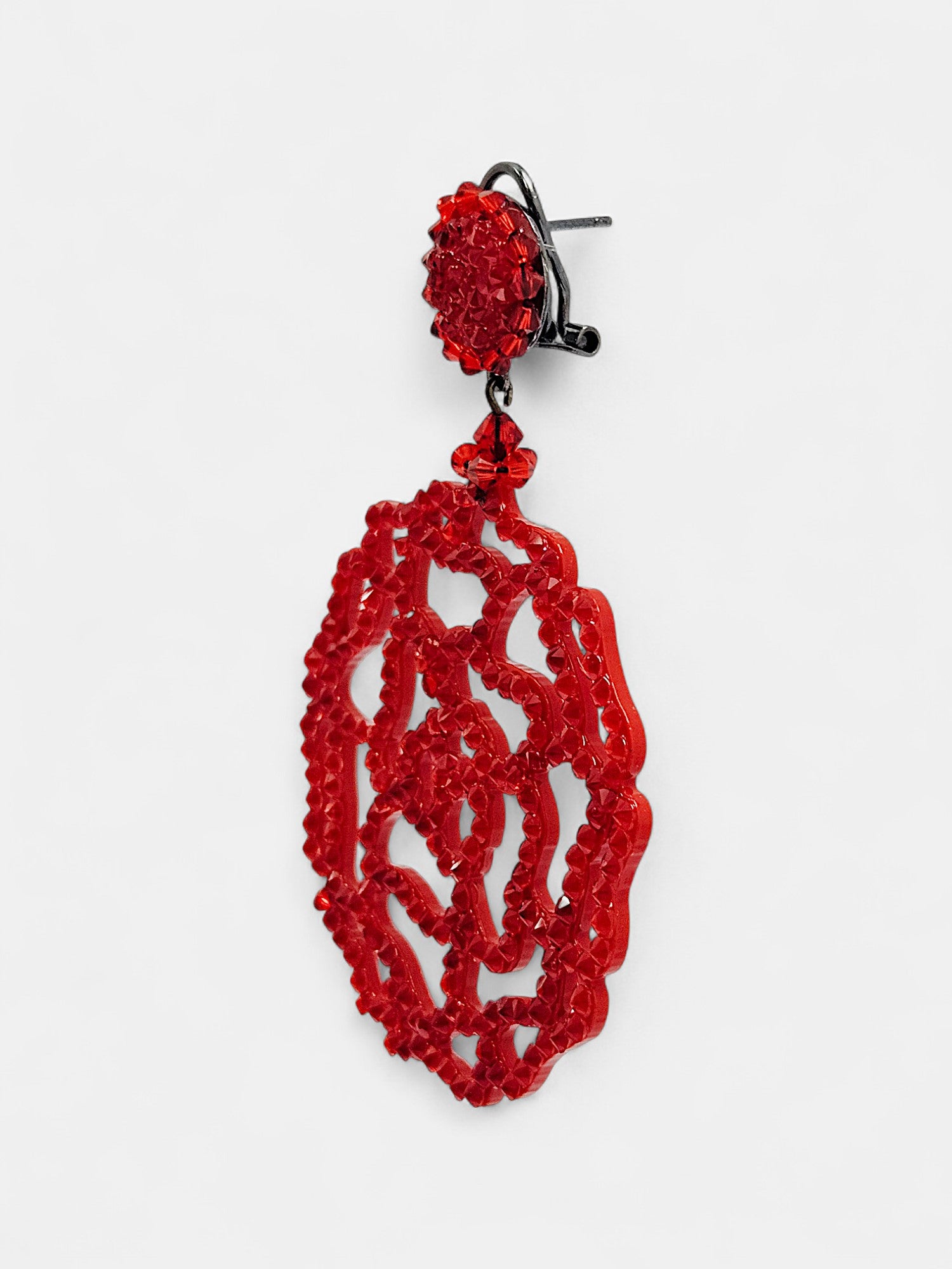 Pendientes rojos swarovski Marien