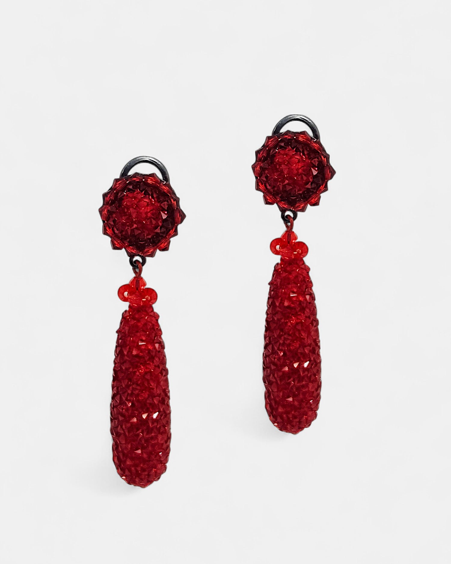 Pendientes rojos swarovski Adele