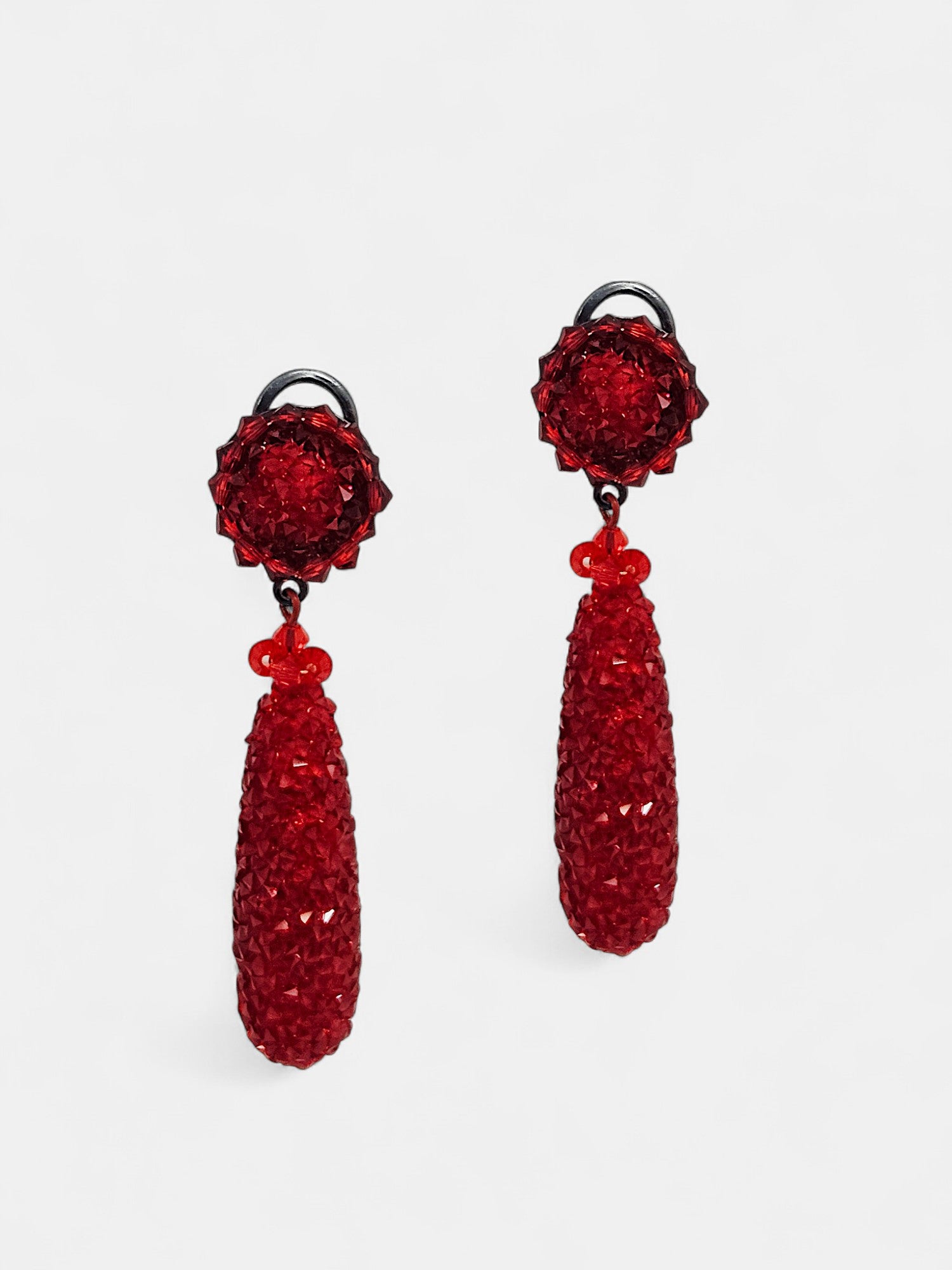 Pendientes rojos swarovski Adele