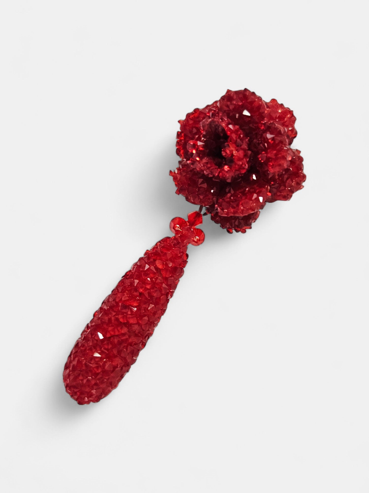 Pendientes rojos swarovski Elira