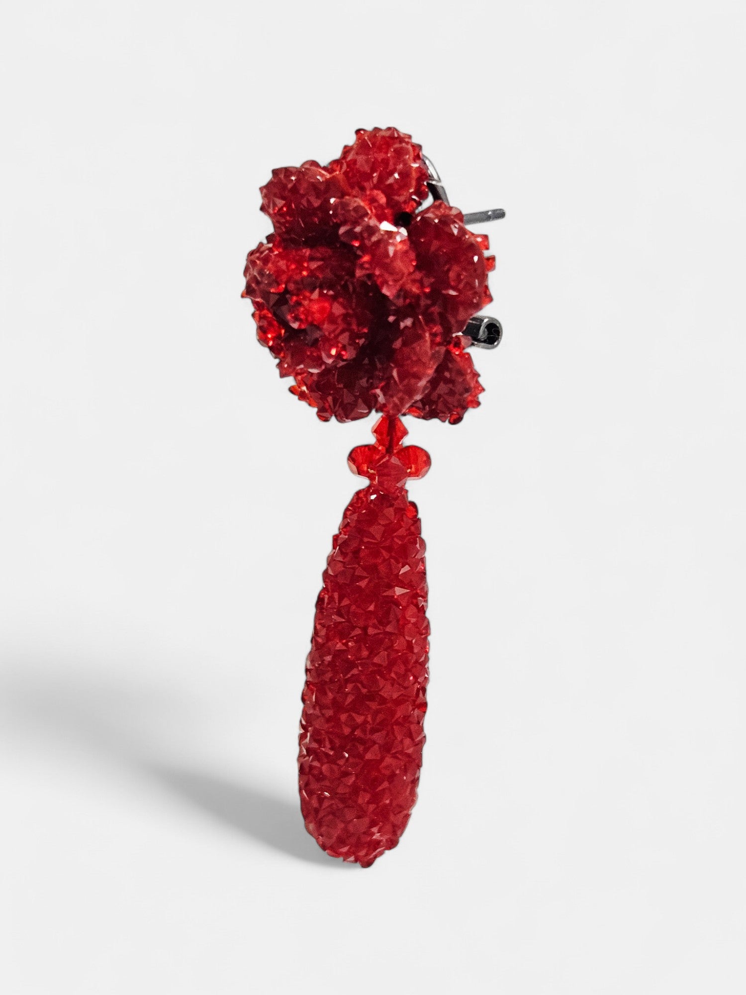 Pendientes rojos swarovski Elira