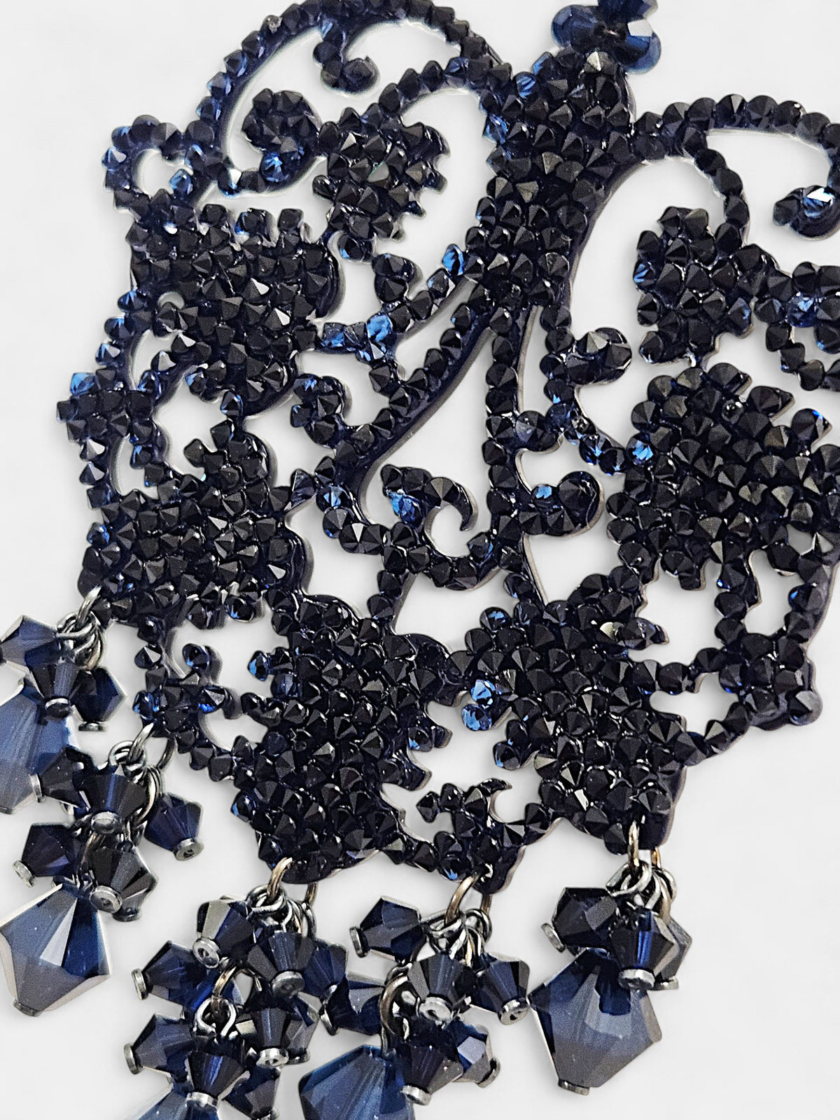 Pendientes azules swarovski fiesta