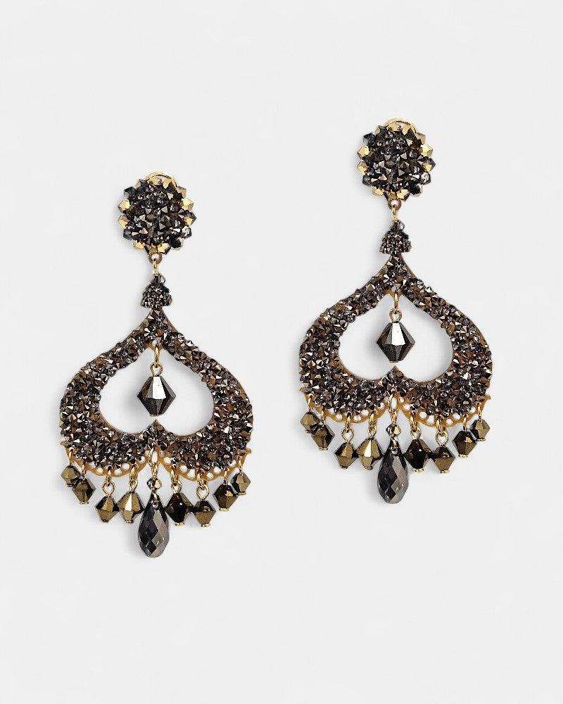 Swarovski Wasara gold earrings