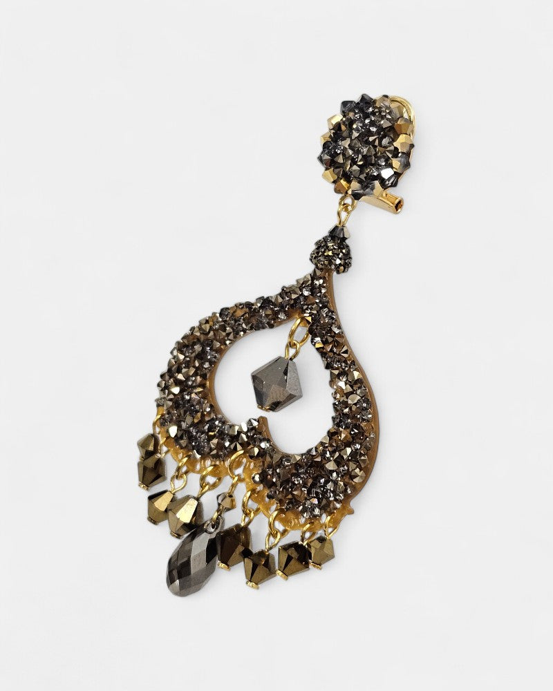 Swarovski Wasara gold earrings