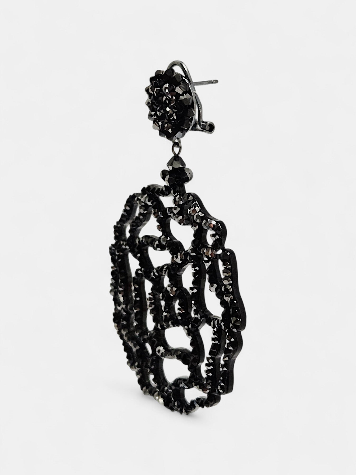 Swarovski Arenza black earring