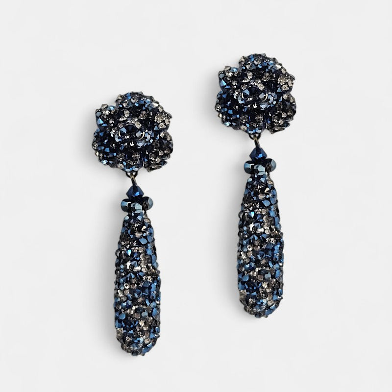 Swarovski blue Dublos earrings
