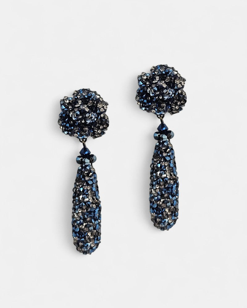 Swarovski blue Dublos earrings