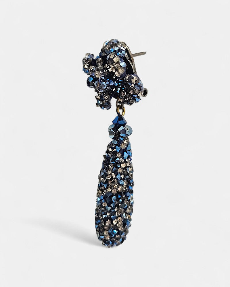 Swarovski blue Dublos earrings