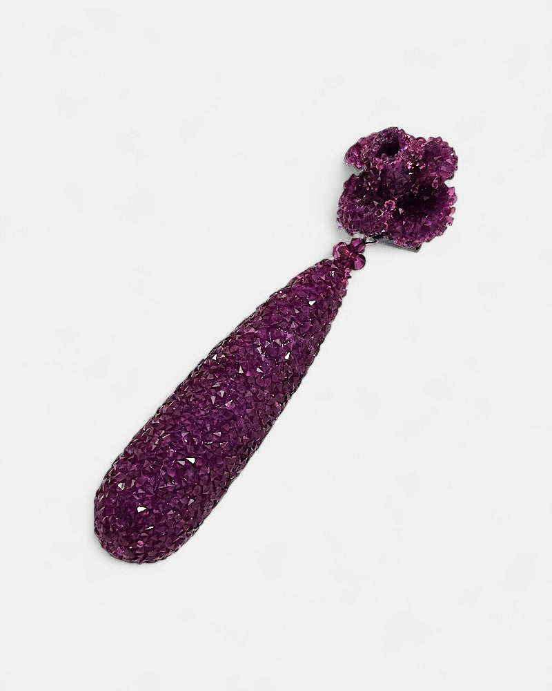 Pendientes Dublos Buganvilla con Cristales Swarovski