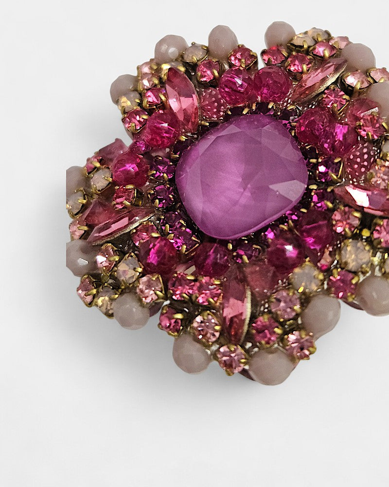 Pendientes rosas swarovski Dublos