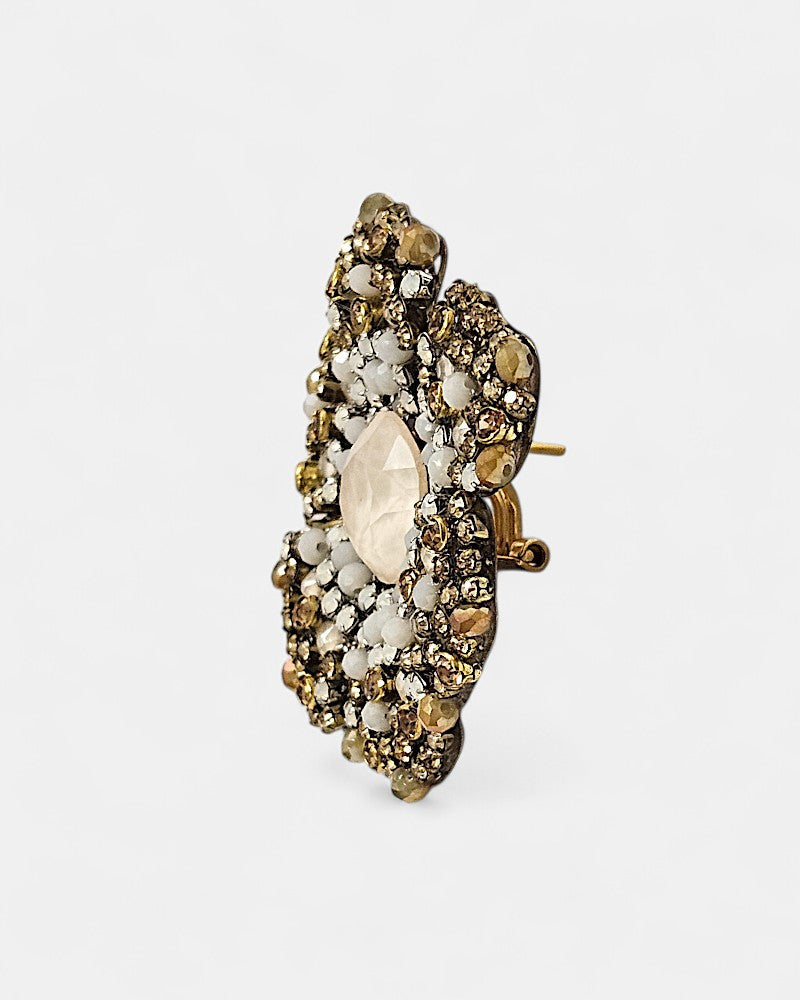 Pendientes flor swarovski Dublos