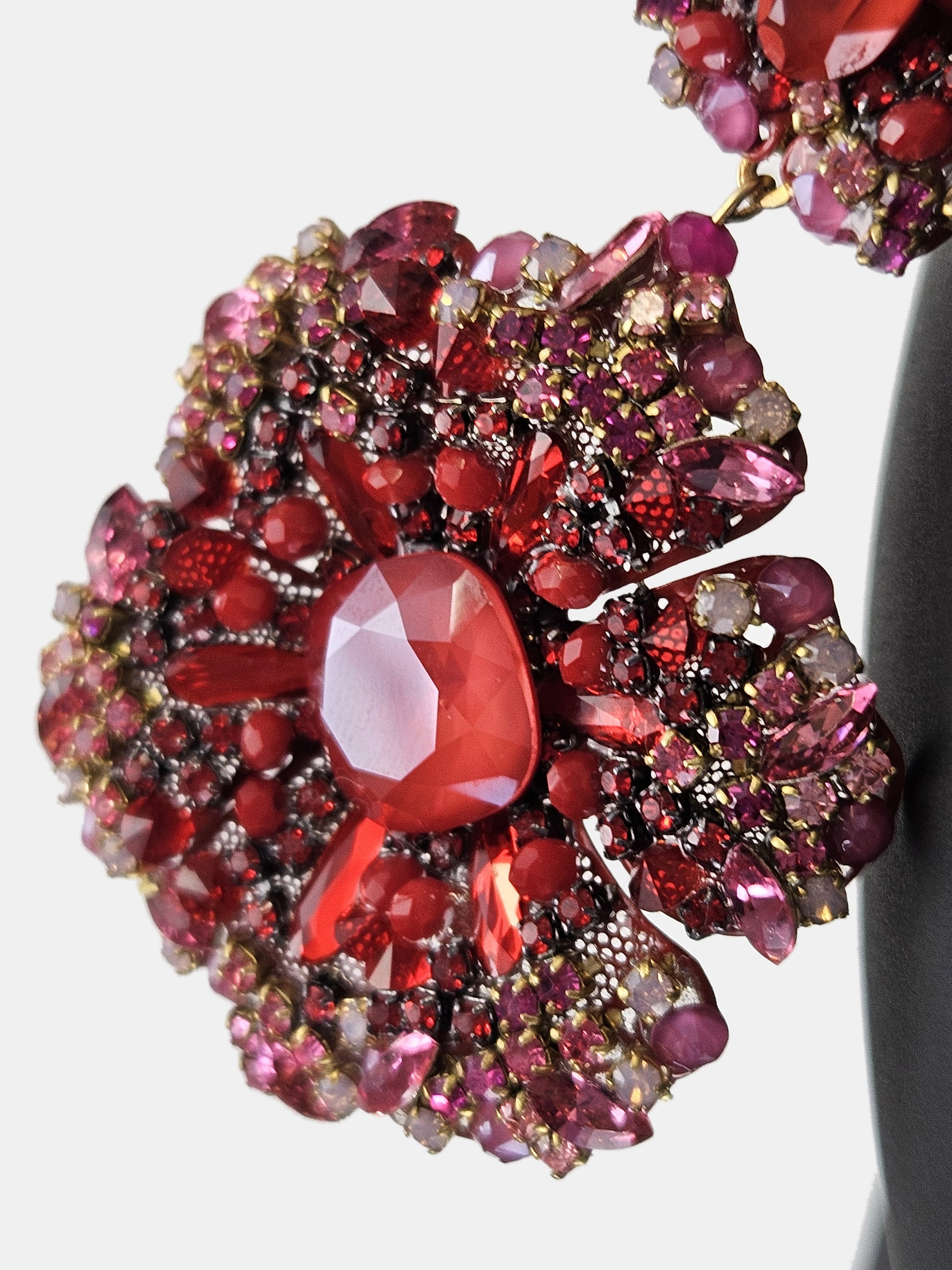 Pendientes flor swarovski Dublos