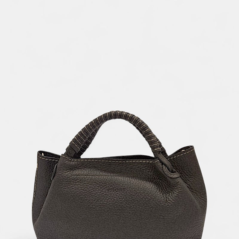Mia brown leather handbag
