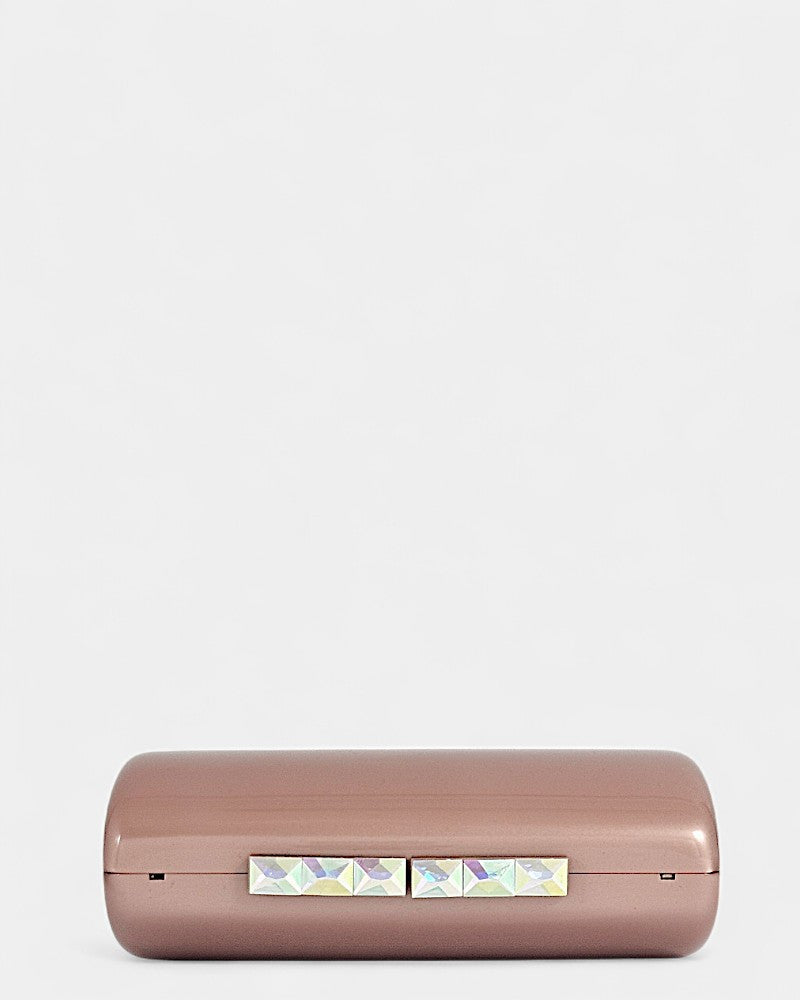 Bolso de fiesta rosa nude