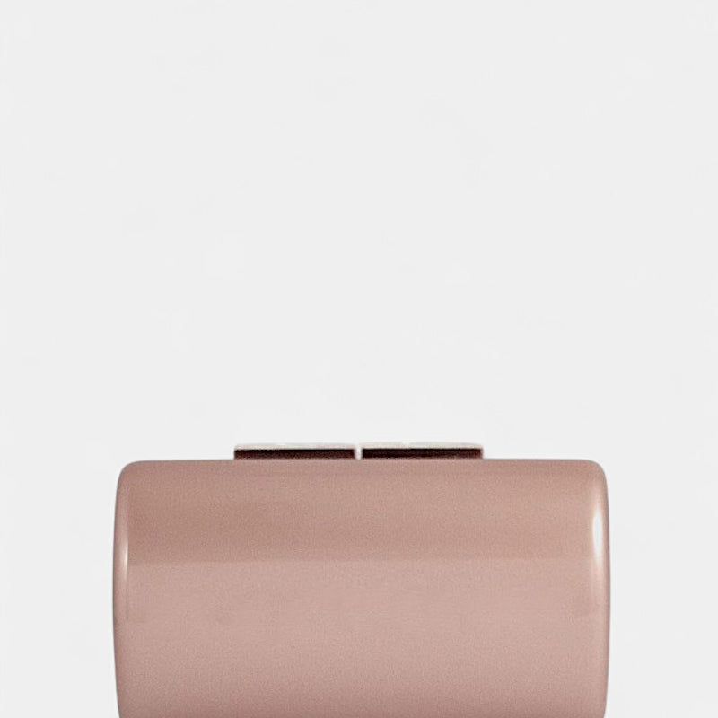 Bolso de fiesta rosa nude