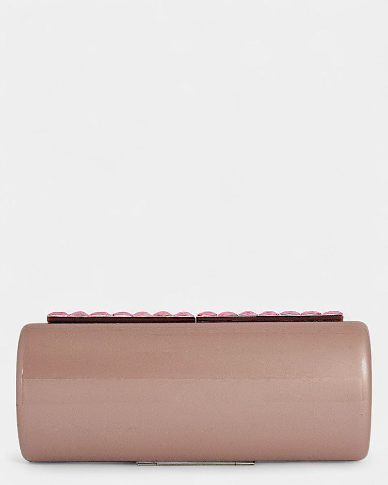 Clutch nude rosado para invitadas