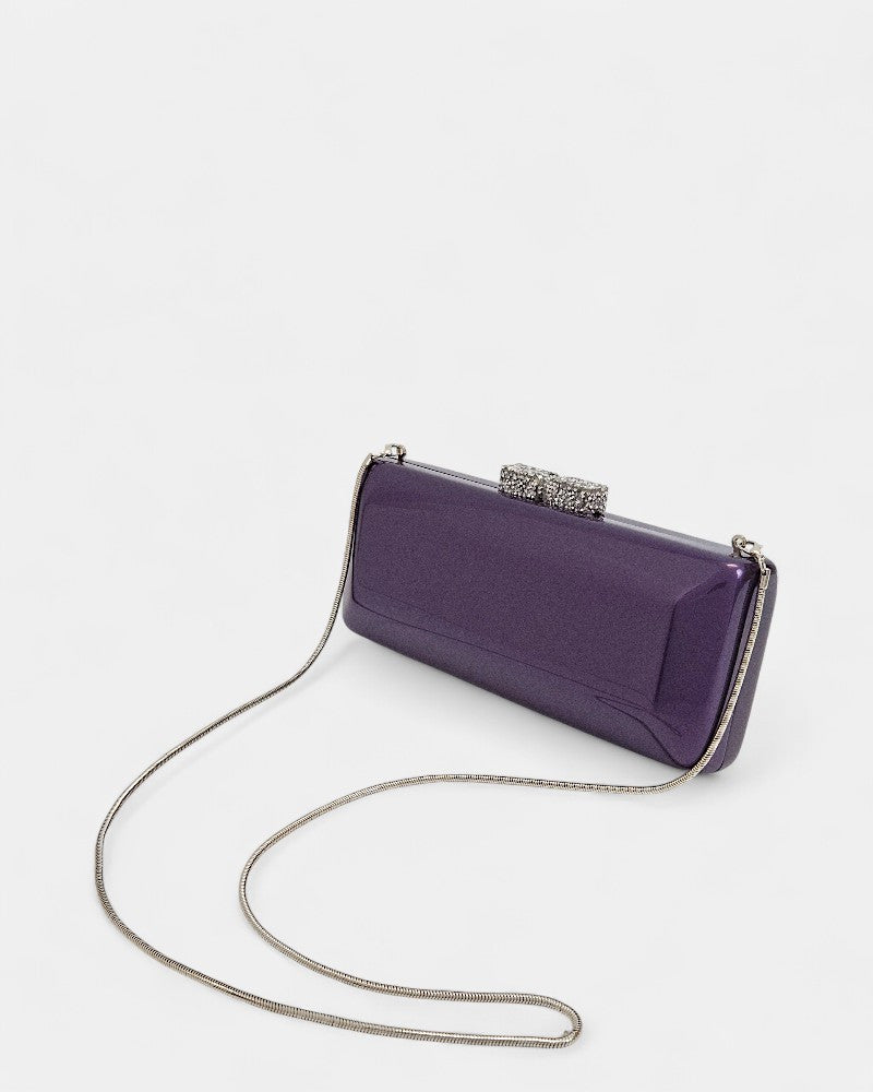 Bolso de invitada morado Plum