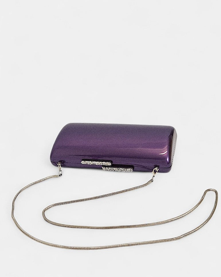 Sac de cérémonie en velours prune