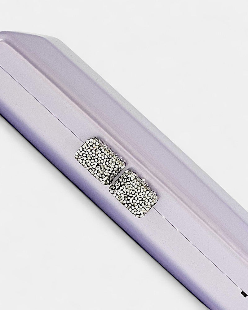 Bolso de invitada lila con cristal