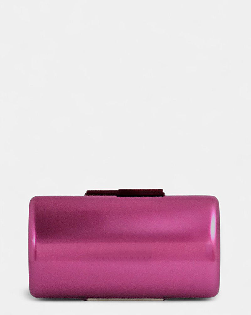 Sac habillé en satin pivoine