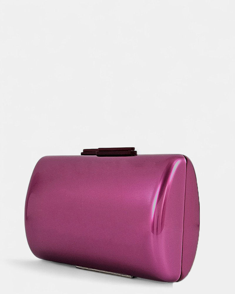 Sac habillé en satin pivoine