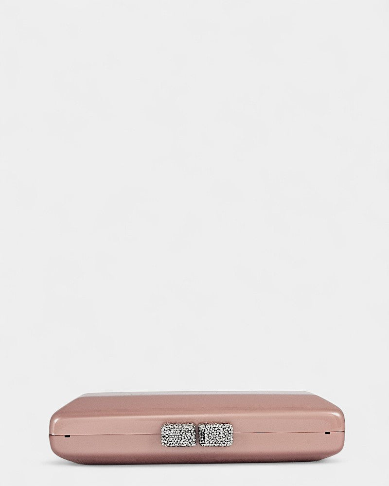 Clutch de fiesta con cristal Silk Rose