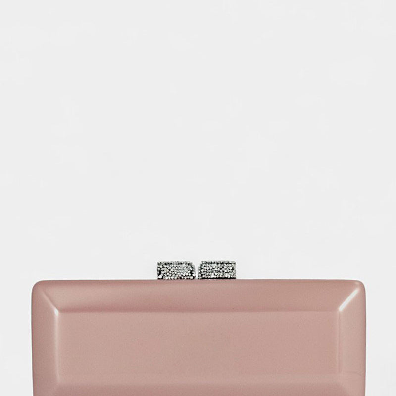 Silk Rose crystal party clutch 
