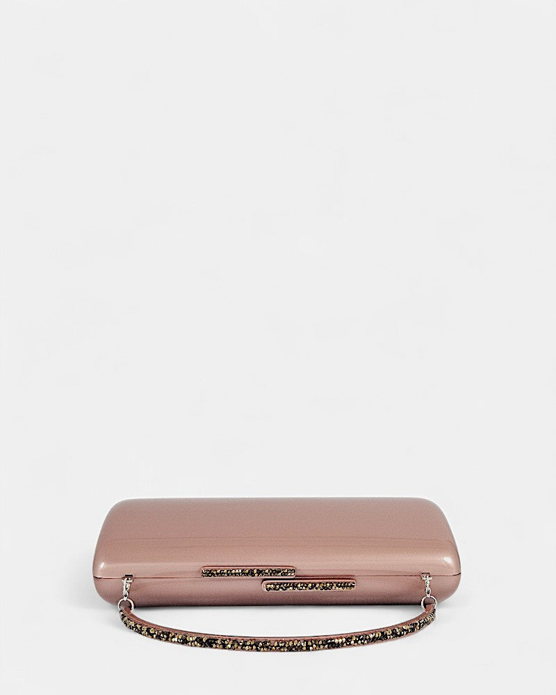 Bolso de fiesta con asa Barely Pink