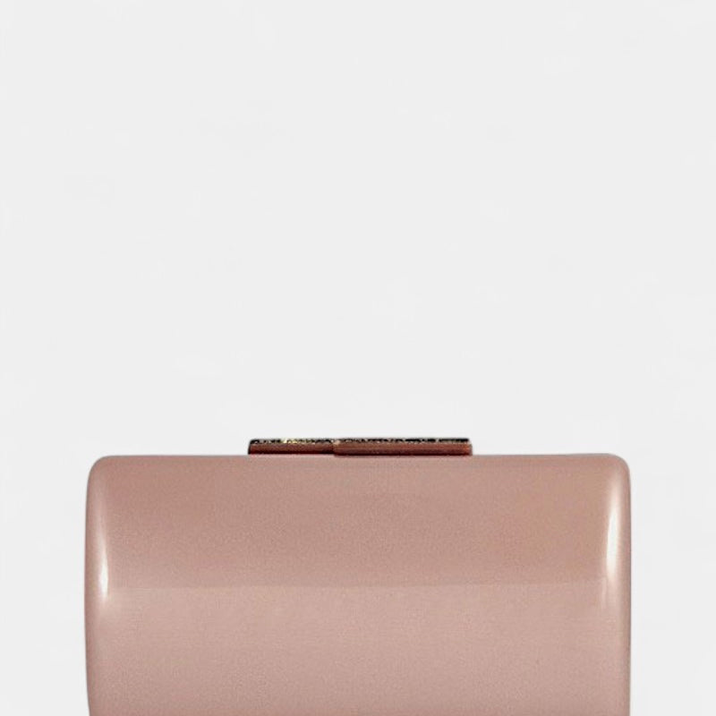 Sac de soirée rose pâle avec poignée