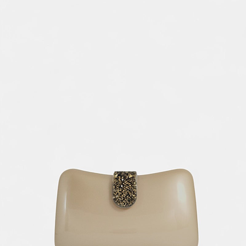 Bolsito de fiesta con cristal Silk Mink