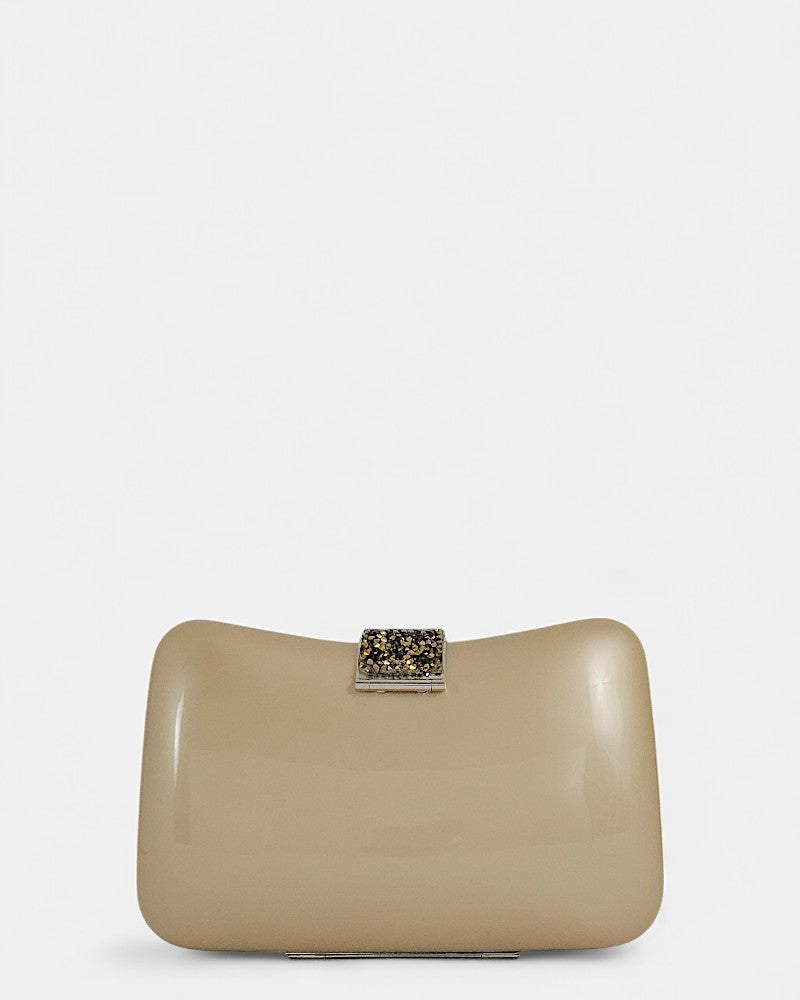 Bolsito de fiesta con cristal Silk Mink