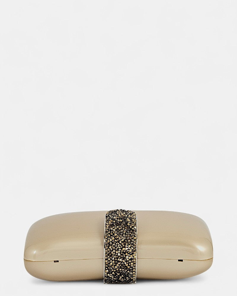 Bolsito de fiesta con cristal Silk Mink