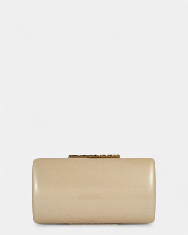 Pochette habillée beige brumeux