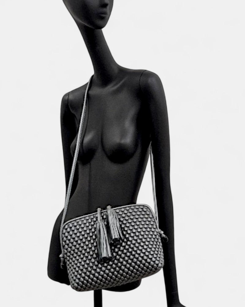 Bolso bandolera Gizmo Large Steel grey