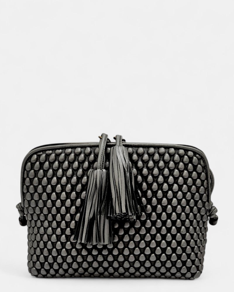 Gizmo Large Steel Grey Shoulder Bag 