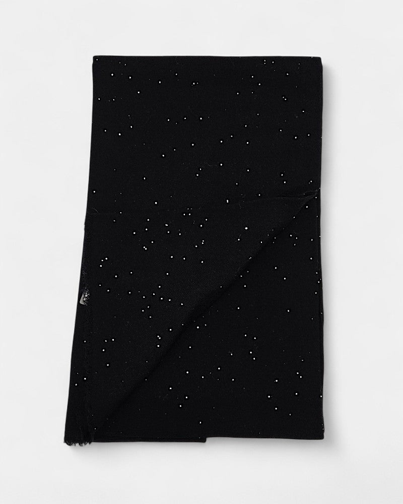 Fular casmere negro Raissa