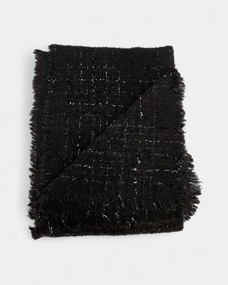 Fular de lana Adrienne negro