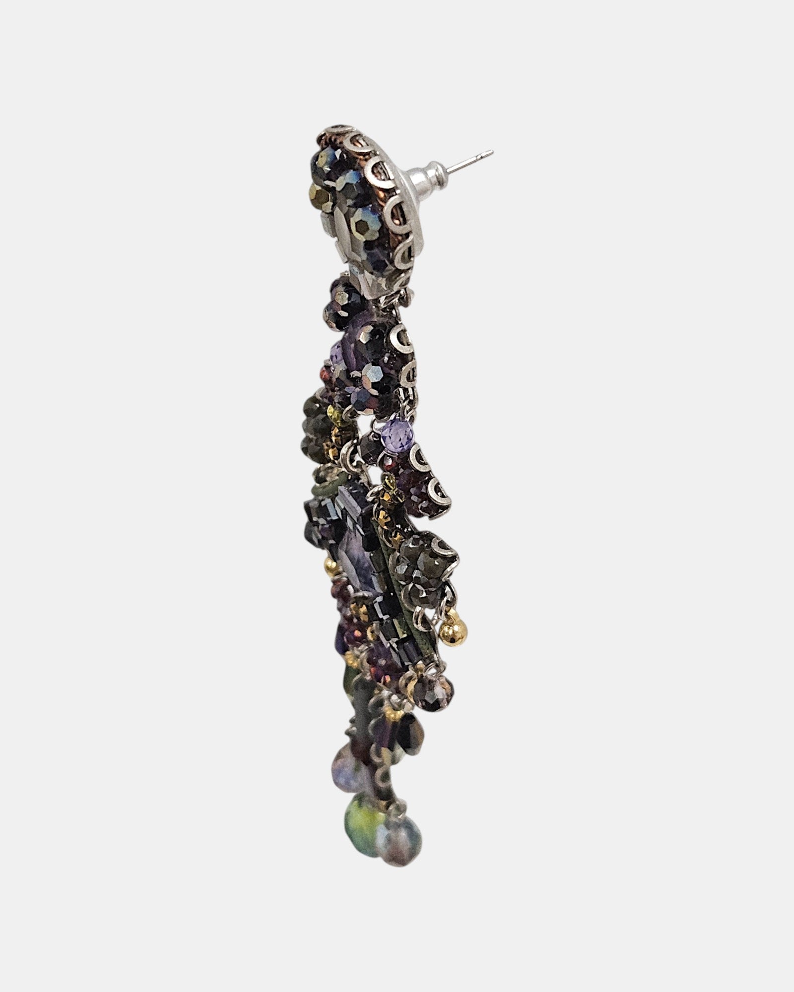 Pendientes largos Enigma multicolor