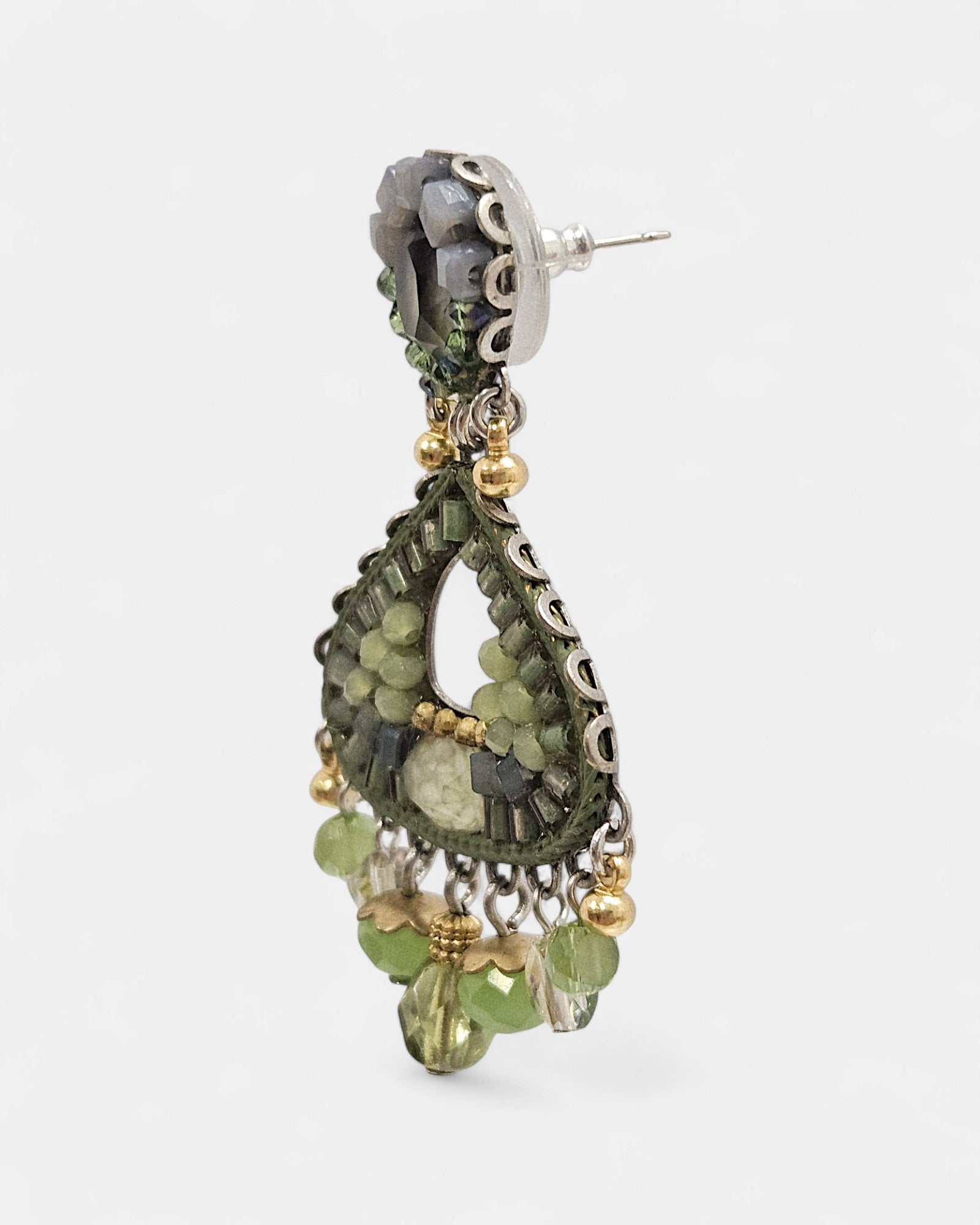 Pendientes verdes Eucaliptus