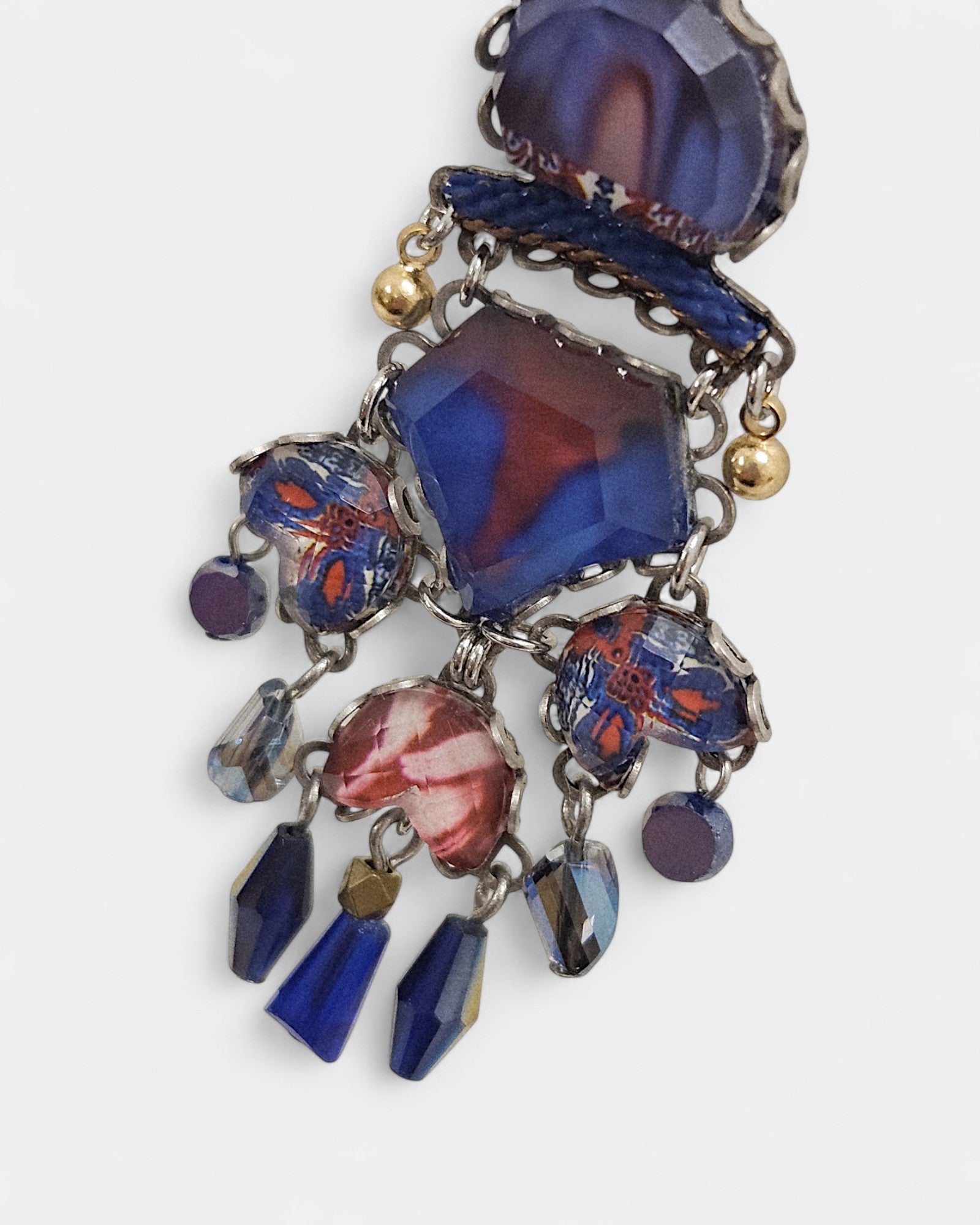 Pendientes Azules con Cristales Ocean