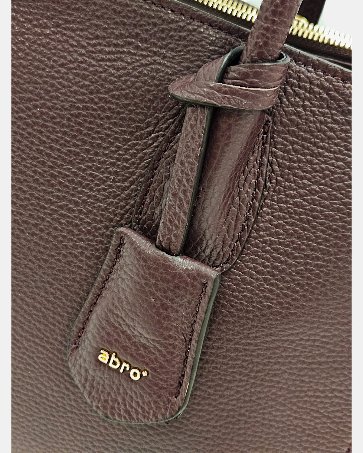 Burgundy Leather Handbag