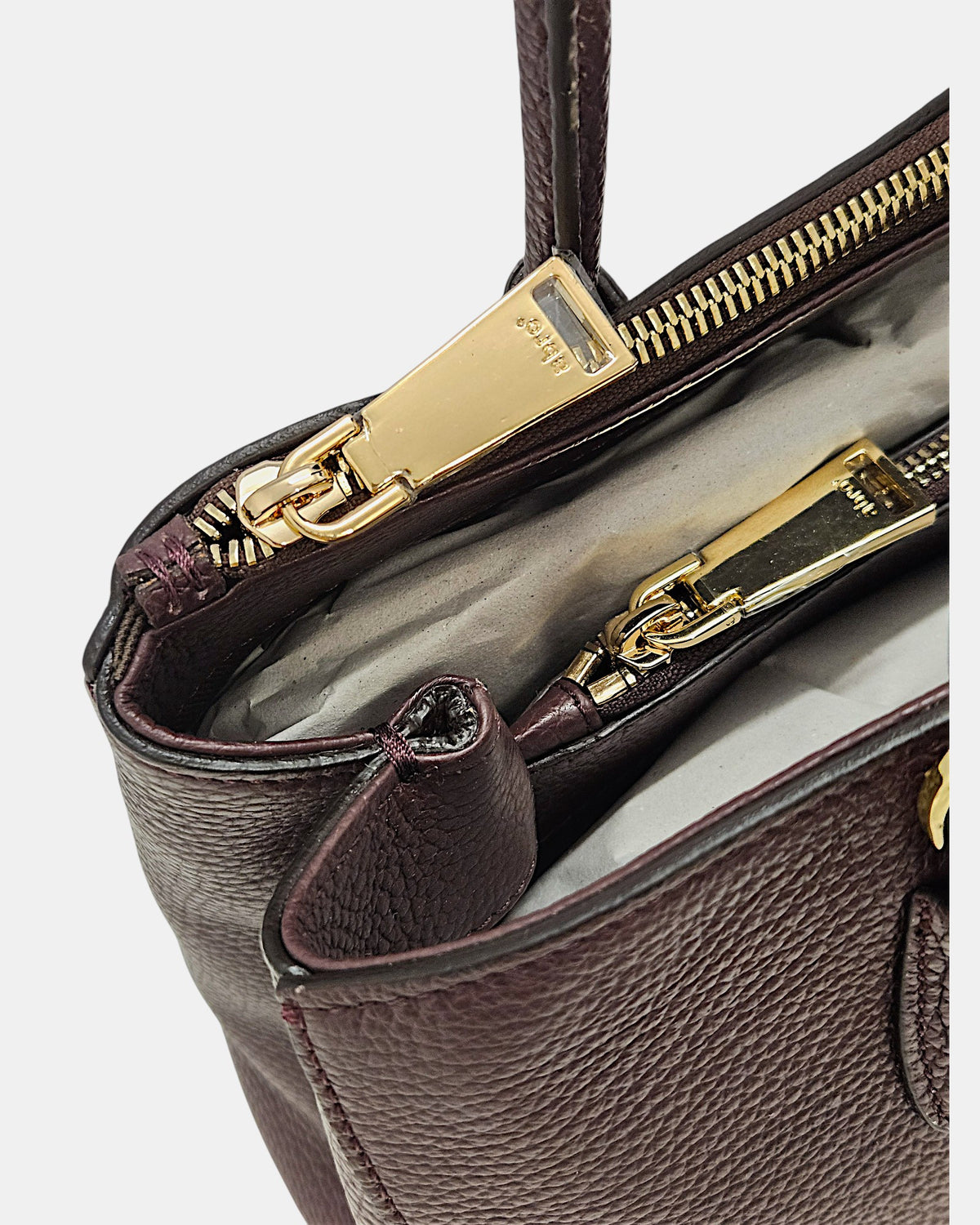 Burgundy Leather Handbag