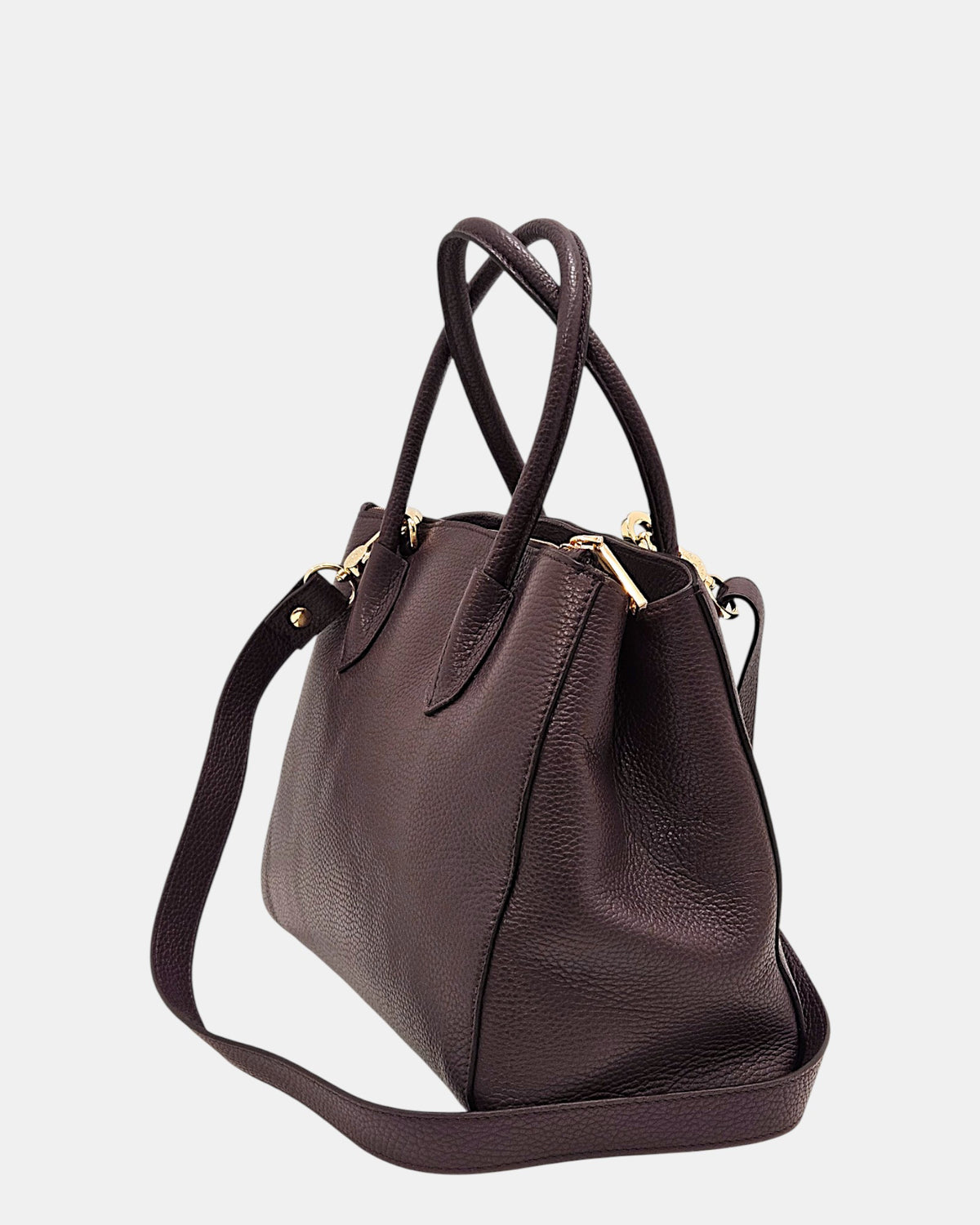 Burgundy Leather Handbag