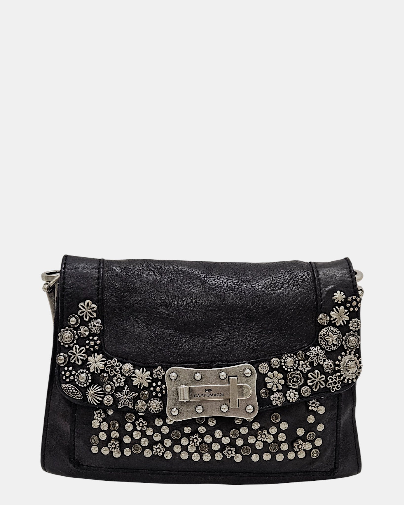 Bolso piel Agnese negro