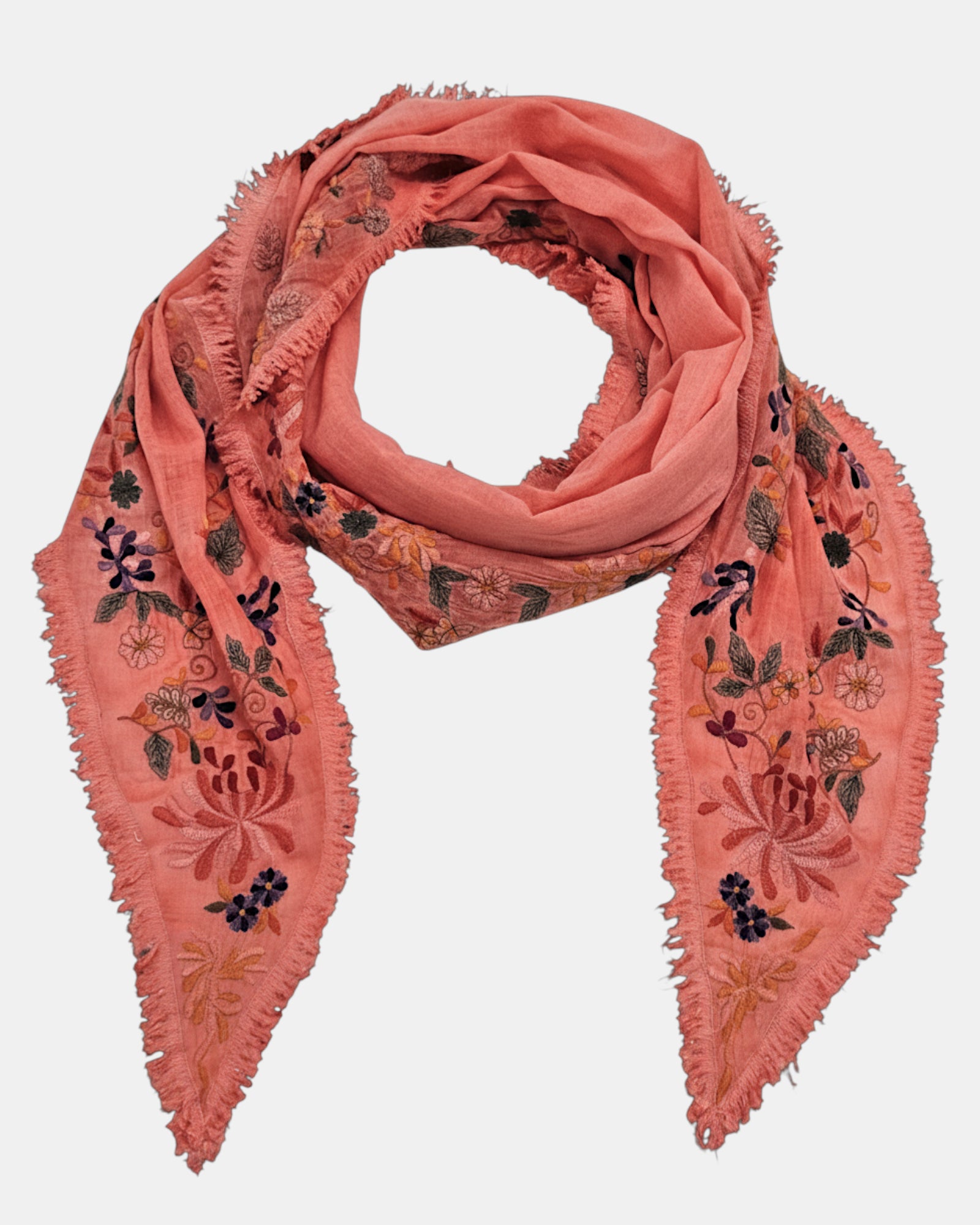 Pañuelo rombo geranio coral