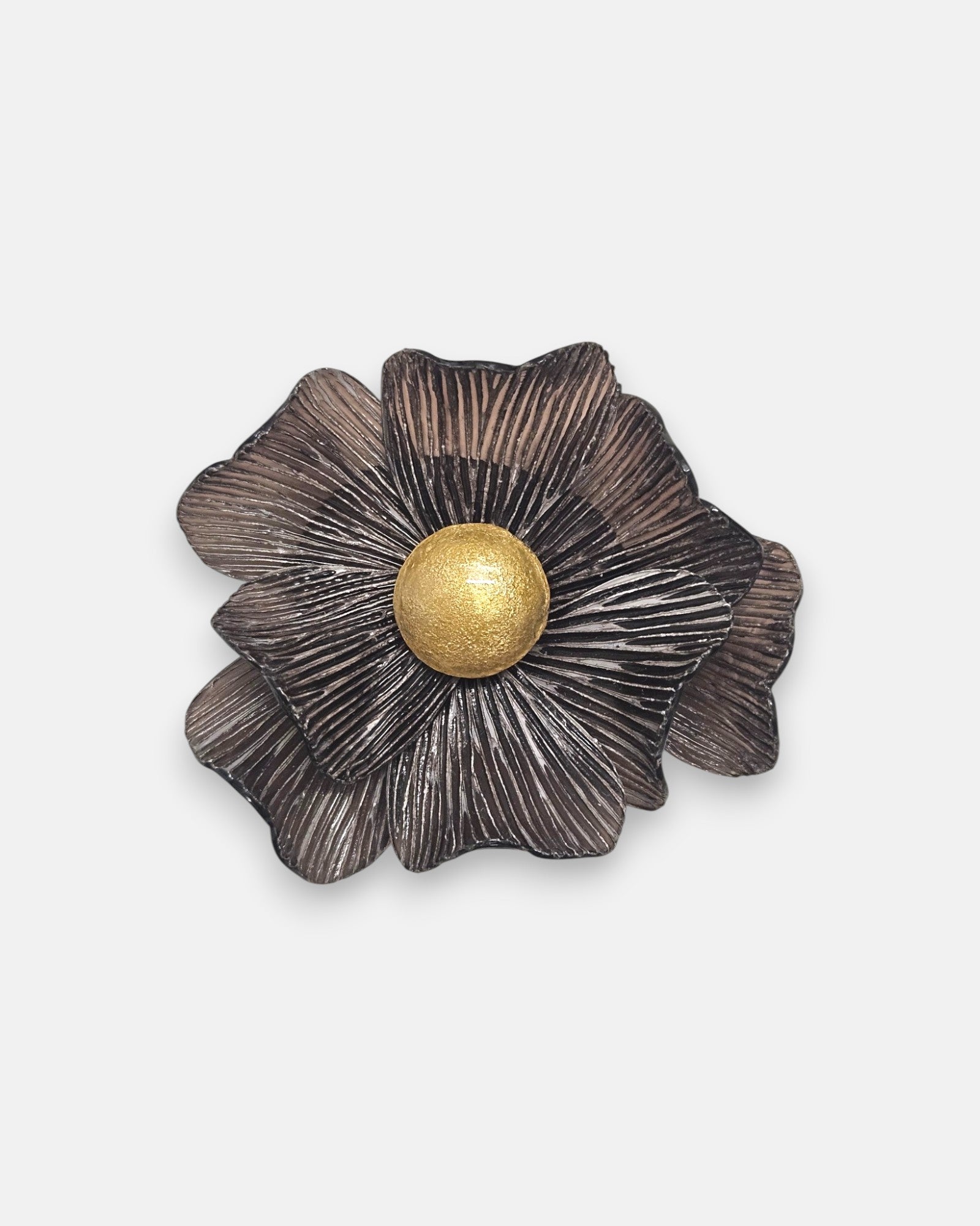 Bronze Anemone Brooch