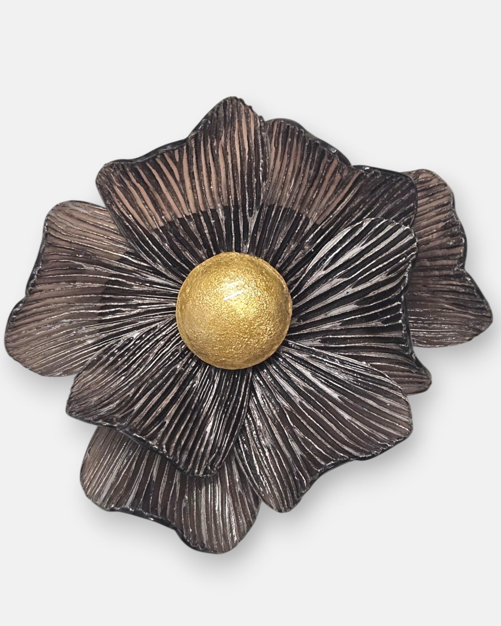 Broche Anémona Bronce