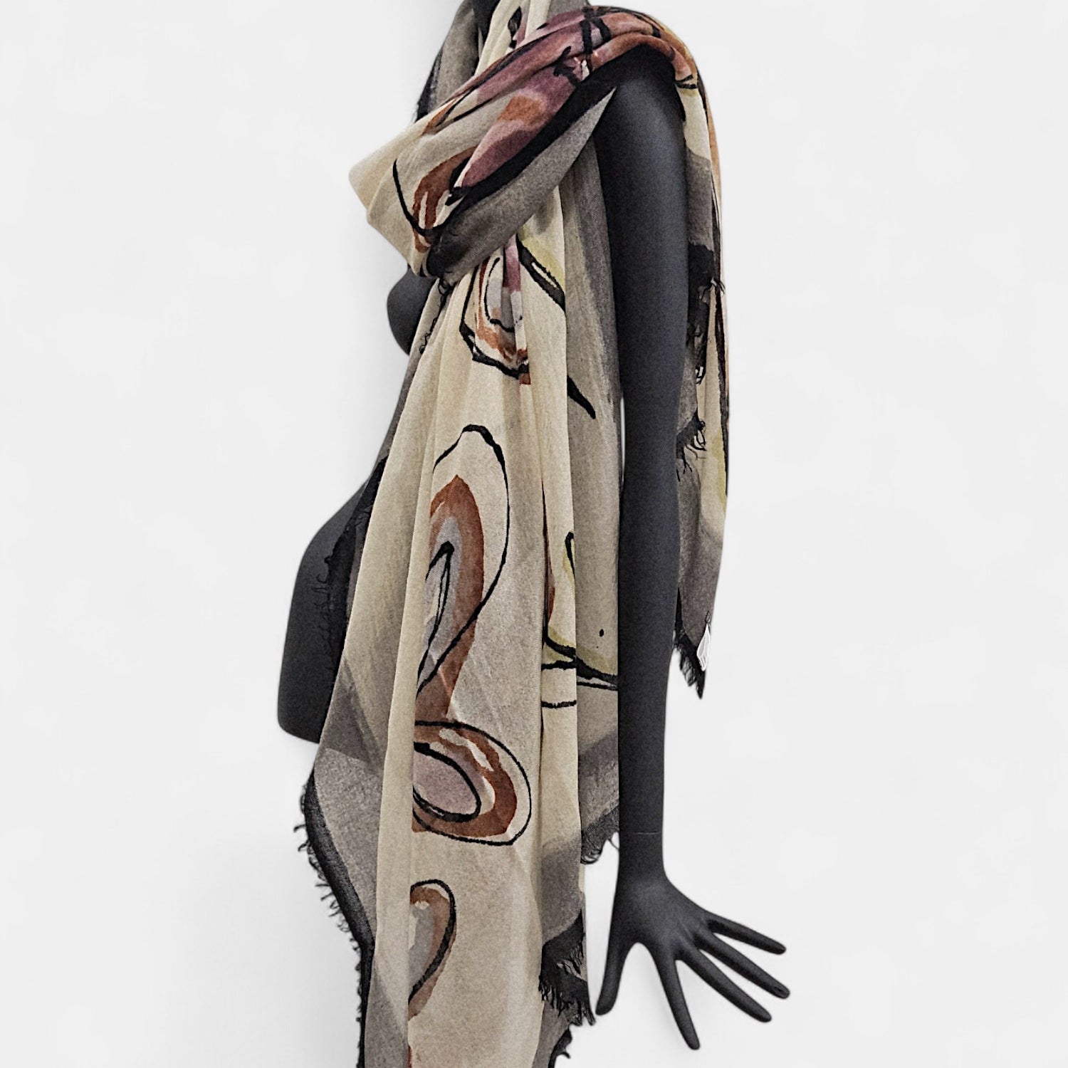 Fular Faliero Sarti "Art Beige"