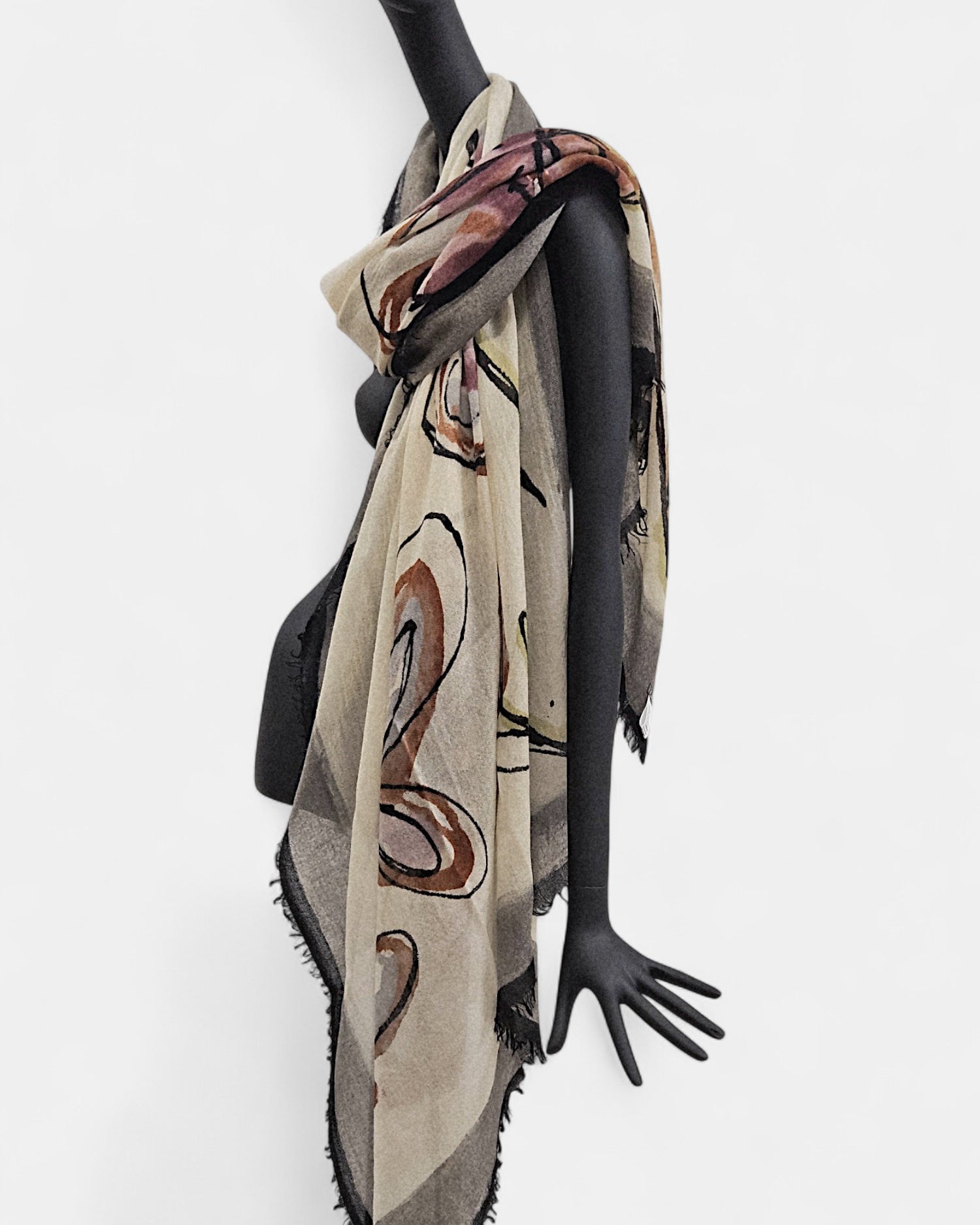 Fular Faliero Sarti "Art Beige"
